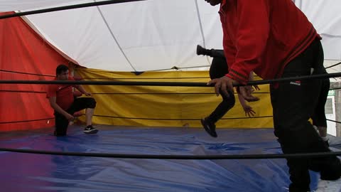 3 Mexican Lucha Libre Wrestling - Toluca Mexico