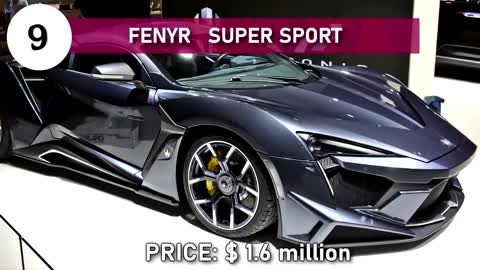 top 10 most expensive cars 2020