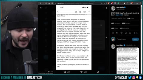 BUZZFEED NEWS HAS SHUT DOWN, Buzzfeed Stock TANKING As Company FIRES 15% Of Staff