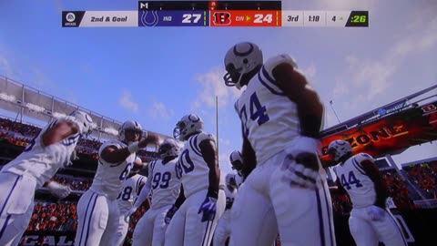 Madden: Colts vs Bengals (Touchdowns)