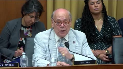 Democrat rep. Cohen says putting "some type of barriers" in women's lockers will be the solution for biological males to change in front of women