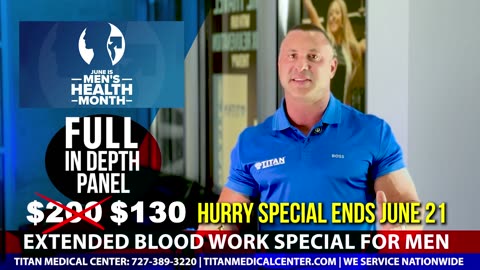 Extended Men’s Health Month Blood Work Special!