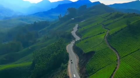 A Picturesque Road In Kerala,India