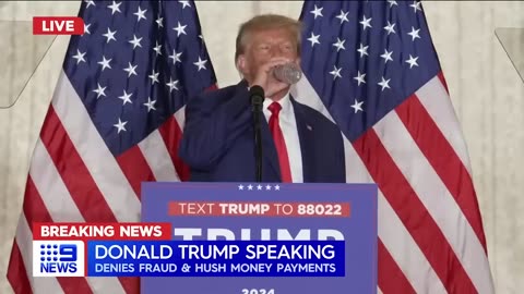 Watch_ Donald Trump’s full speech addressing criminal charges _ 9 News Australia