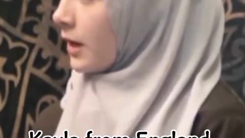 Another clearly underage girl being ‘converted’ to Islam.