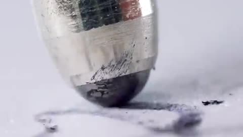 Why you should never drop your pen, Slow-motion close-up video