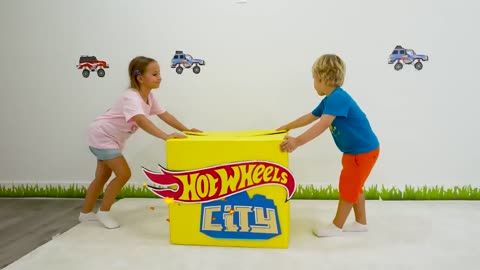 This is an ad for Mattel Chris plays with toy cars and saves Hot Wheels City Please Subscribe!