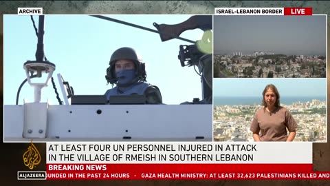 At least four United Nations military observers have been injured