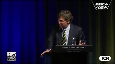 Tucker Destroys Australian Journalist In Hilarious Exchange