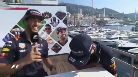 Daniel Ricciardo and Max Verstappen FUNNY MOMENTS