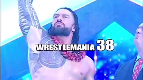 Evolution Roman Reigns at Wrestlemania