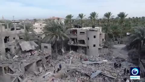 Israeli airstrikes devastate homes in Deir al Balah, Gaza