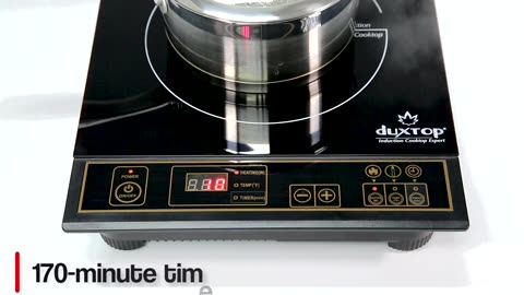 Duxtop 1800W Portable Induction Cooktop Countertop Burner, Gold 8100MC/BT-180G3