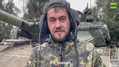 The Russian T-90M crew on the Zaporozhye direction talks about their tank.