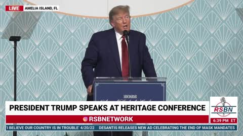 President Trump Speaks at Heritage’s Annual Leadership Conference in Florida (Apr 21)