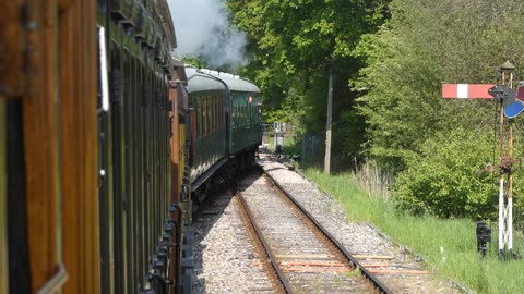 Departing Wittersham Road Halt Towards Tenterden, Kent 2023