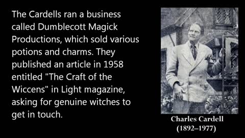 La stregoneria di Cardell - La congrega di Atho - Charles e Mary Cardell DOCUMENTARIO morirete tutti nei vostri peccati che non vi saranno MAI RIMESSI e finirete nello stagno di fuoco e di zolfo