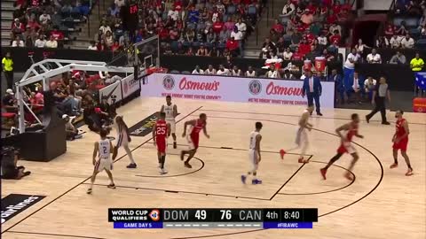 🇩🇴 DOM - 🇨🇦 CAN Basketball Highlights - #FIBAWC 2023 Qualifiers