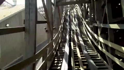 GHOSTRIDER WOODEN ROLLERCOASTER