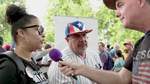 Lifelong Democrat voter at south Bronx Trump rally: