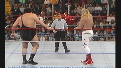 Andre the giant vs big John studd 1989