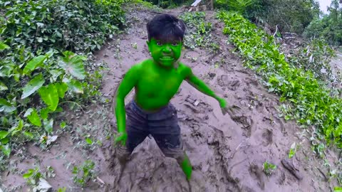 HULK BOY Funny Transformation failed to escape | hulk transformation