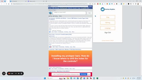 Genius Replies / Engagement Monster for Facebook - a chrome extension