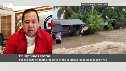 Philippines storm Nalgae kills dozens in floods and mudslides – BBC News