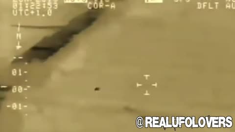 U.S.A drone "drives" a UFO