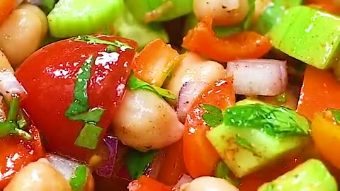 Chickpea salad for weight loss transformation and motivation