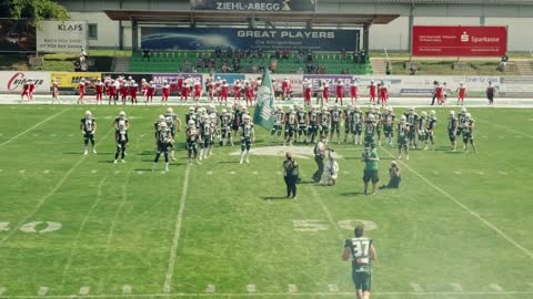 Das Haller Löwenbräu Hell bei den Schwäbisch Hall Unicorns - Football in Schwäbisch Hall