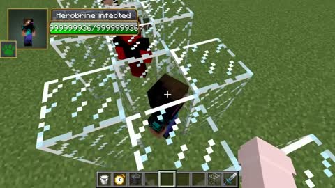 Herobrine vs all Herobrine and Creepypasta mobs in minecraft part 5