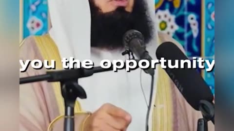 Islamic motivation taking mufti Menk beautiful voice