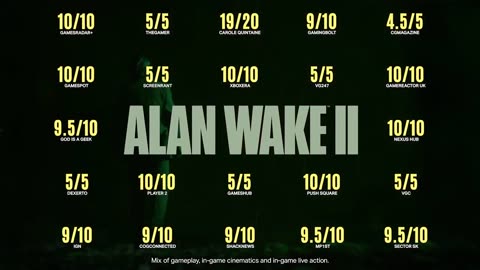 Alan Wake 2 - Official Accolades Trailer