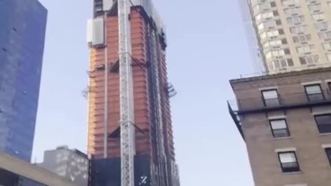 Multiple injured in collapsed crane in NYC.