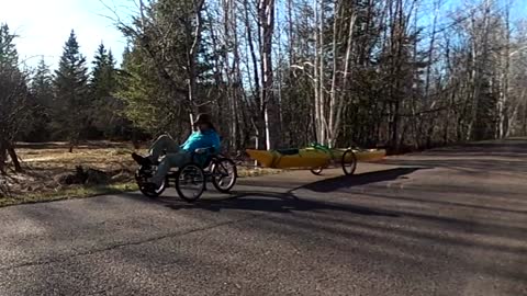 Trike kayak trailer Pass