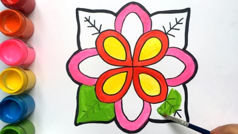 Drawing Flower _ Art for Beginners _ How to Paint