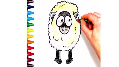 How to draw Funny Animals: a Sheep