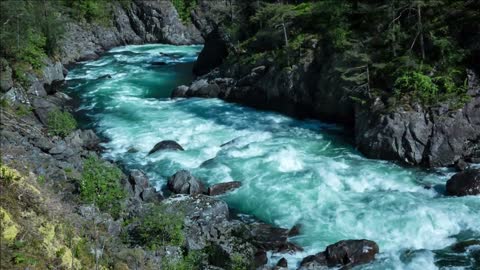 mountain river in norway