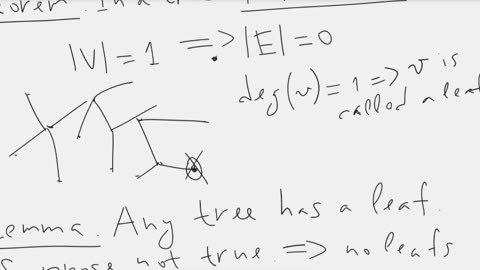 On the number of vertices and edges in a tree