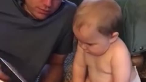 Baby Says Mama as First Word After Reading Book About Dad