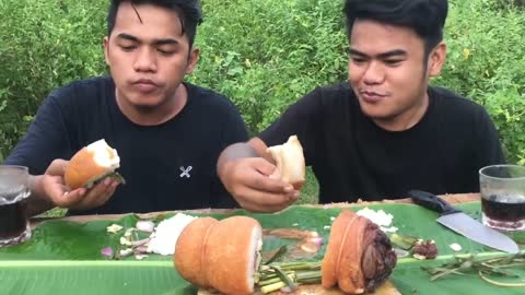 MUKBANG KA BRODERS EATING PORK BELLY.