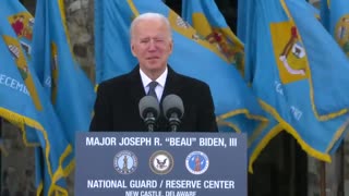 Biden Takes Stage Before Inauguration and Immediately Starts Crying