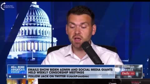 Jack Posobiec on Biden & Big Tech working together to censor Covid & vaccine speech