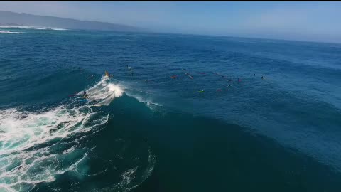 Extreme sea surfing