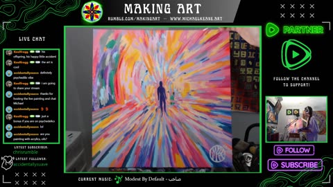 Live Painting - Making Art 2-18-24 - Rumble Nights with Art