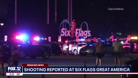 BREAKING: Shooting at Six Flags Great America in Illinois 8-14-22