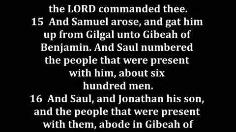 1 Samuel 13 King James version