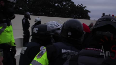 BLM Trump supporter on top of the Capitol Building on Jan 6 totally not pretending