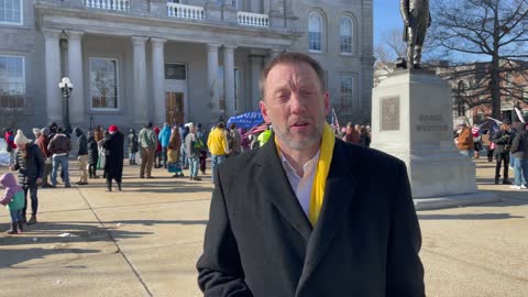 JR Hoell Speaks At Anti-Sununu Inauguration Rally